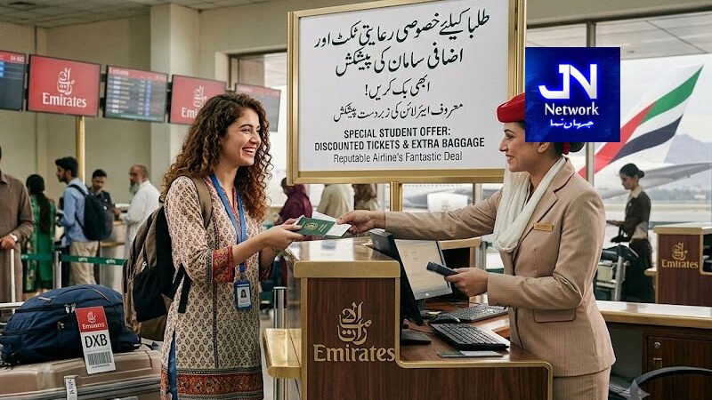 ایمریٹس نےطلبا کیلیے رعایتی ٹکٹ اور اضافی سامان کی زبردست پیشکش