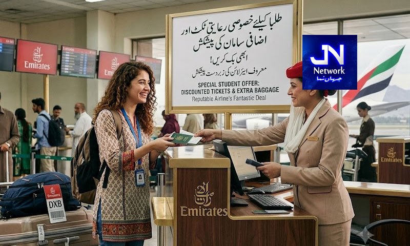 ایمریٹس نےطلبا کیلیے رعایتی ٹکٹ اور اضافی سامان کی زبردست پیشکش