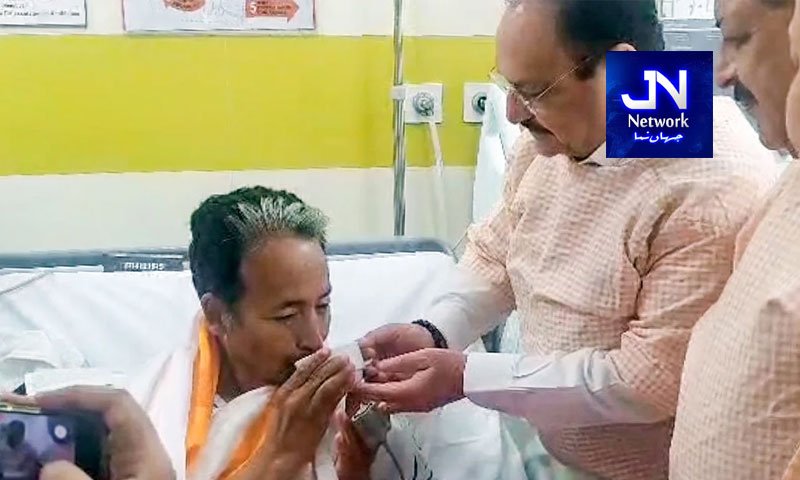 بھارتی سماجی کارکن سونم وانگچک نے 26 روز بعد بھوک ہڑتال ختم کر دی