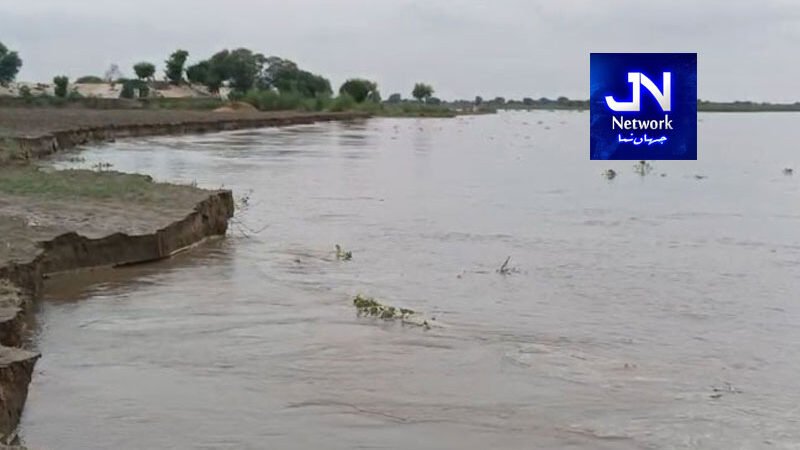 دریائے چناب کا حفاظتی بند ٹوٹ گیا
