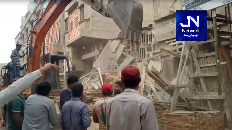 کراچی: صدر میں تجاوزات کے خلاف بڑا کریک ڈاؤن، 13 ہوٹل سیل