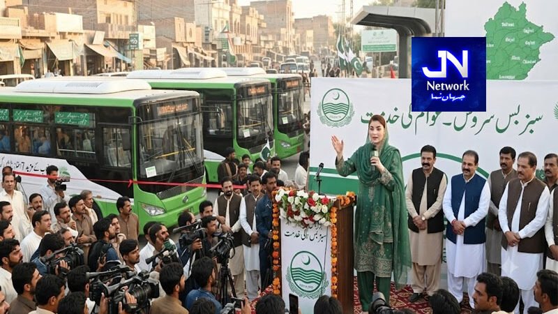 پنجاب کے مزید 7 اضلاع میں گرین بس سروس کا آغاز