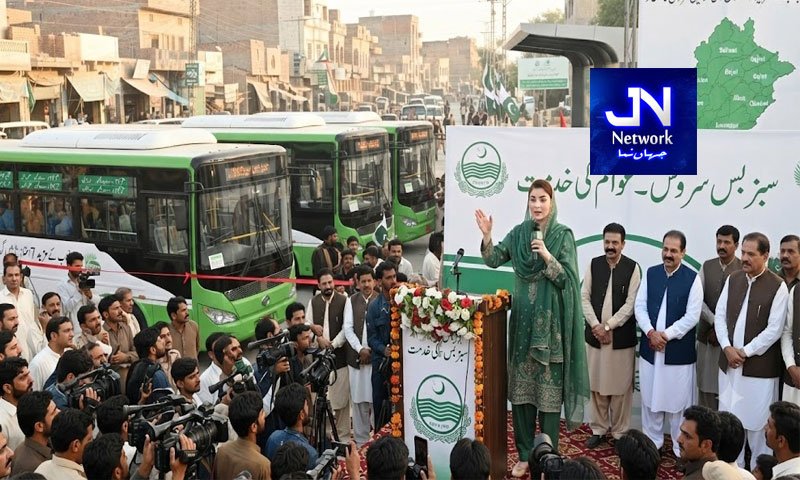 پنجاب کے مزید 7 اضلاع میں گرین بس سروس کا آغاز