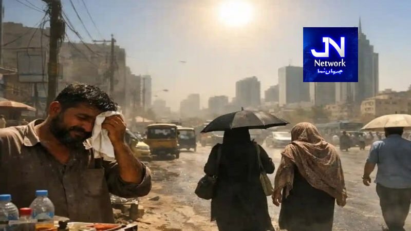کراچی میں گرمی اور حبس برقرار، چند مقامات پر بوندا باندی کا امکان