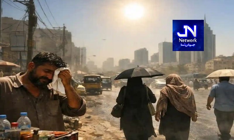 کراچی میں گرمی اور حبس برقرار، چند مقامات پر بوندا باندی کا امکان