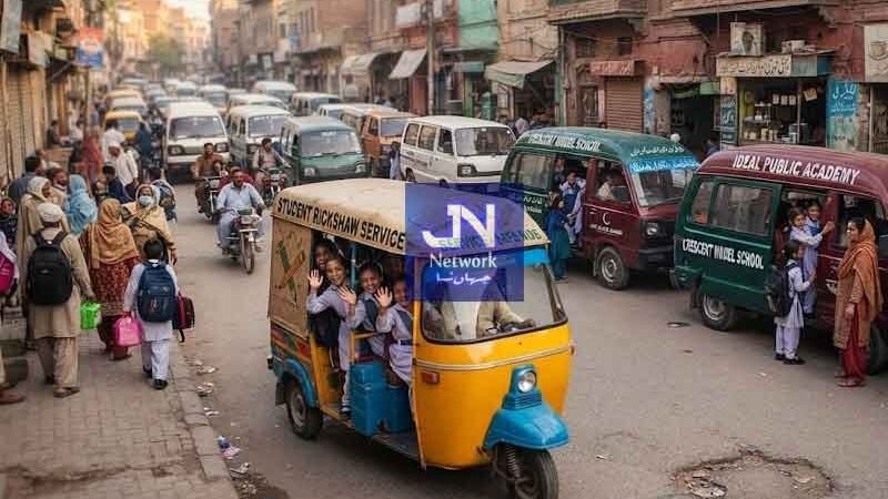اسکول وینز اور رکشوں پر بڑی پابندی عائد