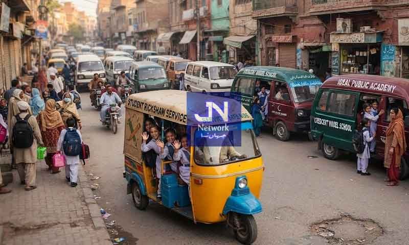 اسکول وینز اور رکشوں پر بڑی پابندی عائد