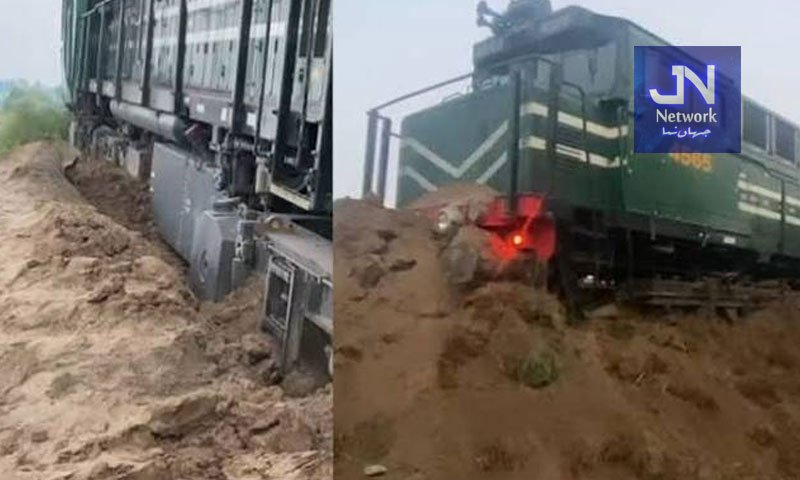 جہلم کے قریب راولپنڈی سے لاہور جانے والی مسافر ٹرین پٹڑی سے اتر گئی