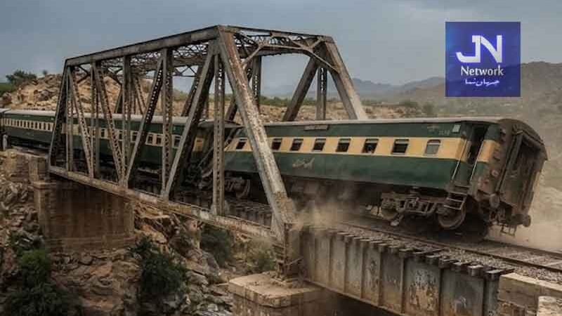 ٹیکسلا: خیبر میل کی ایک بوگی پل پر پٹڑی سے اتر گئی