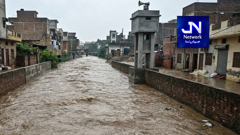نالہ لئی میں پانی کی سطح بلند، خطرے کے سائرن بج گئے ، پری الرٹ نافذ