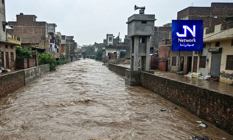 نالہ لئی میں پانی کی سطح بلند، خطرے کے سائرن بج گئے ، پری الرٹ نافذ