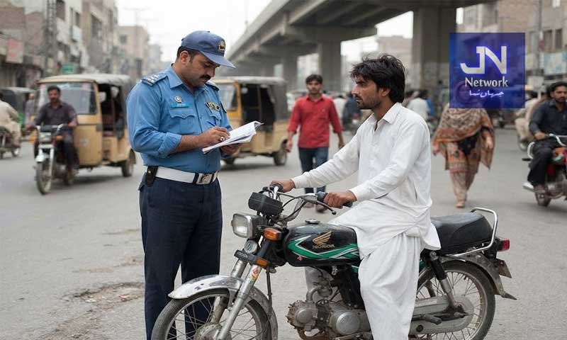 بغیر کاغذات موٹرسائیکل چلانے والے 8,897 افراد کیخلاف کارروائی