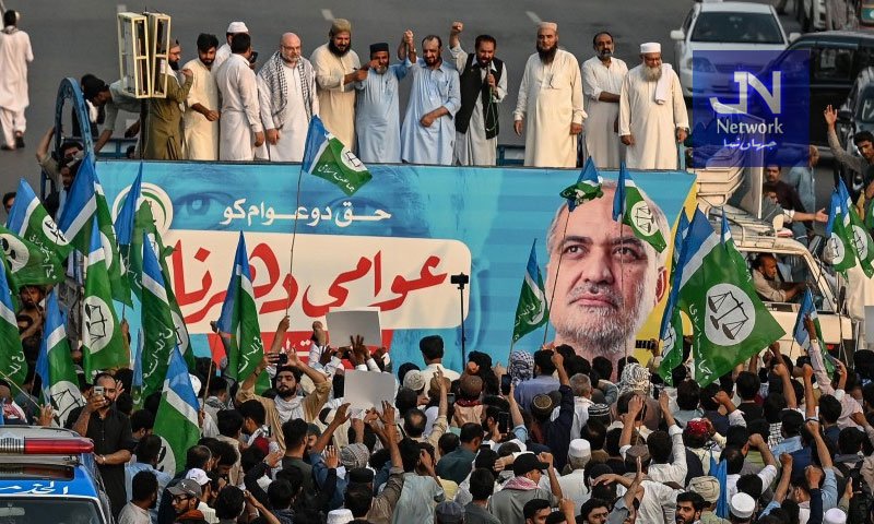 مال روڈ :جماعت اسلامی کا مطالبات کی منظوری تک دھرنا جاری رکھنے کا اعلان