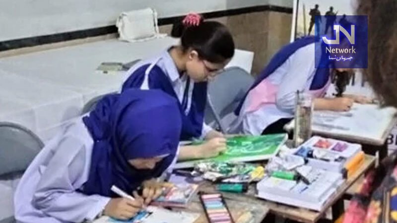 پاکستان انٹر کالجیٹ لائیو پینٹنگ مقابلے، 11 سمتبر کو آرٹس کونسل میں‌ 50 طلبہ کا فائنل ہوگا