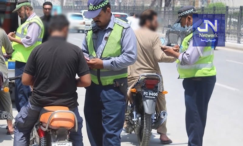 ہیلمٹ قوانین کی خلاف ورزی کسی صورت برداشت نہ کرنے کی ہدایت